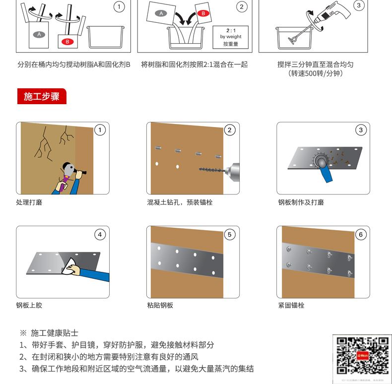 包钢揭阳粘钢加固施工过程